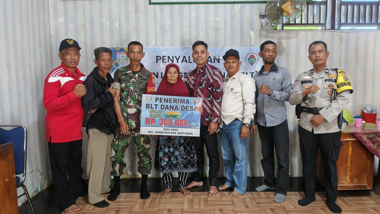 Desa Sako Kecamatan Rambutan Banyuasin Salurkan BLT Tahap III Sebanyak 21 KPM